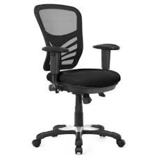 BOXED COSTWAY MESH OFFICE CHAIR 3-PADDLE COMPUTER DESK CHAIR WITH ADJUSTABLE SEAT