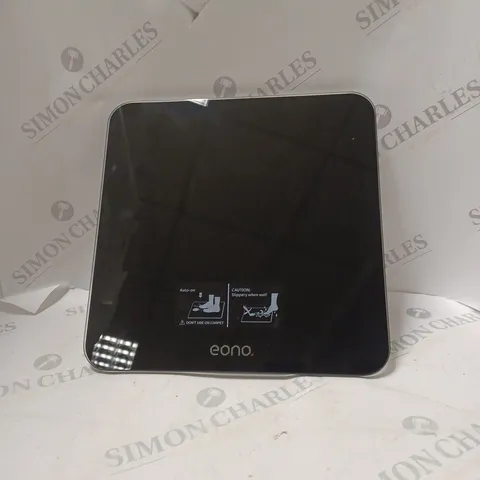 BOXED EONO BATHROOM SCALE T1 IN BLACK