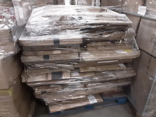 PALLET OF APPROXIMATELY 90 MIXED BATH END PANELS & DOORS