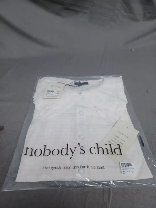 BAGGED NOBODYS CHILD SAGE BLOUSE SIZE 8