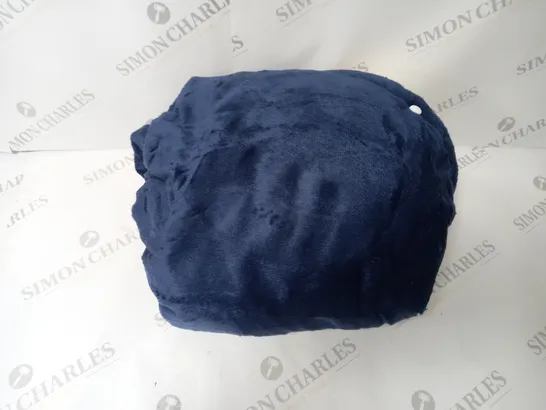 BOXED SUPER POLAR FLEECE HEATED WRAP IN NAVY