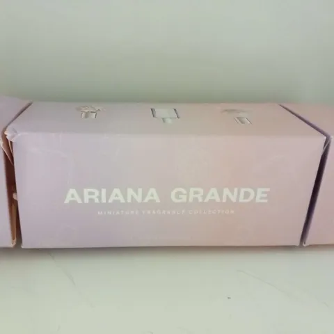 BOXED ARIANA GRANDE MINIATURE FRAGRANCE COLLECTION CRACKER