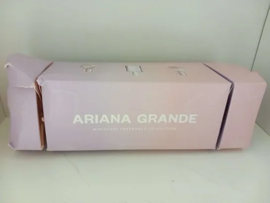 BOXED ARIANA GRANDE MINIATURE FRAGRANCE COLLECTION CRACKER