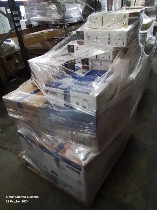 PALLET OF APPROXIMATELY 19 UNPROCESSED RAW RETURN HOUSEHOLD AND ELECTRICAL GOODS TO INCLUDE;