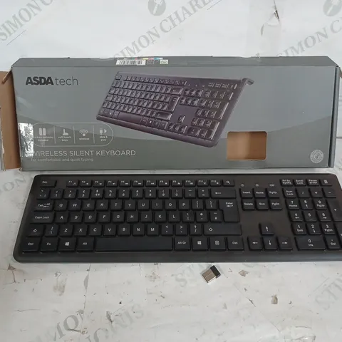 ASDA TECH WIRELESS  SILENT KEYBOARD