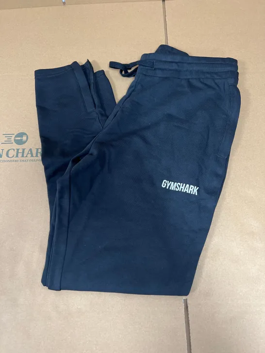 GYMSHARK SPLIT LEG JOGGERS IN BLACK SIZE MEDIUM