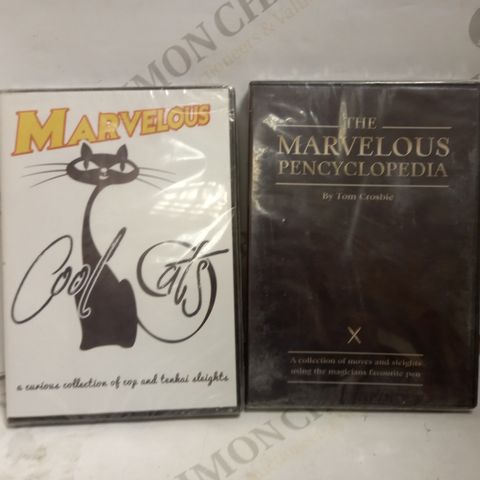 LOT OF APPROXIMATELY 30 SEALED MARVELOUS FX MAGIC DVDS