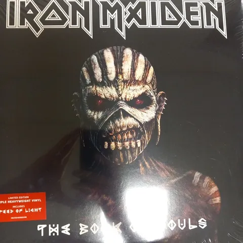 IRON MAIDEN THE BOOK OF SOULS LIMITED EDITION TRIPLE HEAVYWEIGHT VINYL