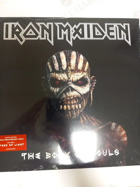 IRON MAIDEN THE BOOK OF SOULS LIMITED EDITION TRIPLE HEAVYWEIGHT VINYL