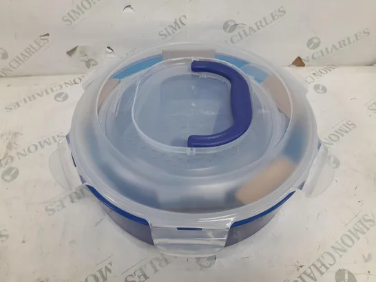 LOCK N LOCK FOOD CARRY CONTAINER - ROYAL BLUE