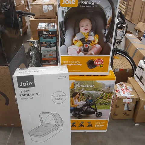 BOXED JOIE VERSATRAX ON THE GO BUNDLE TRAVEL SYSTEM - MOONLIGHT (3 BOXES)