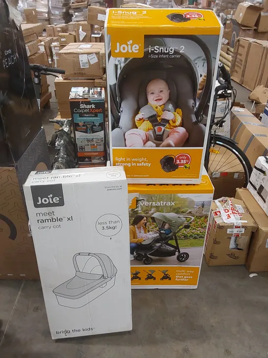 BOXED JOIE VERSATRAX ON THE GO BUNDLE TRAVEL SYSTEM - MOONLIGHT (3 BOXES)