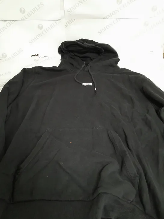 PUMA BLACK LOGO HOODIE - 3XL