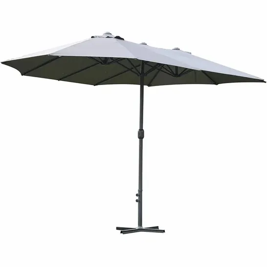 BOXED SADIE CANTILEVER PARASOL, GREY