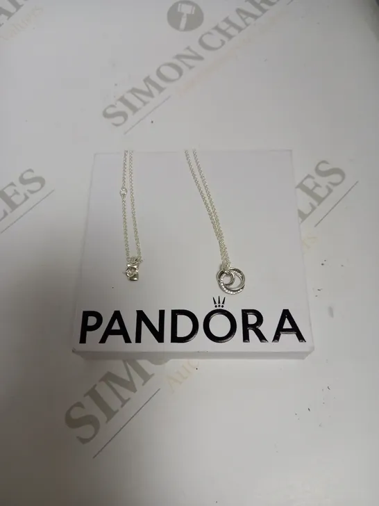 PANDORA ENCIRCLED PENDANT NECKLACE 