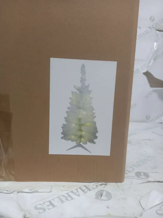 BOXED PRE-LIT 3FT TREE IN WHITE