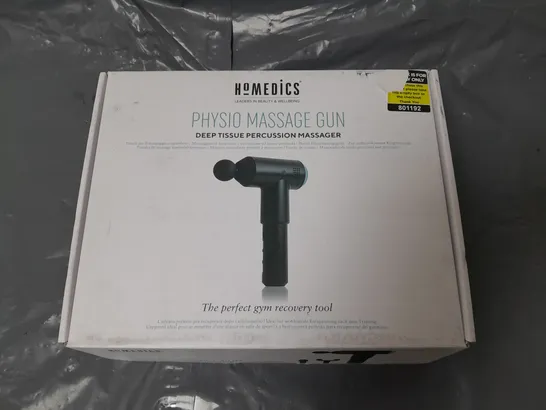 BOXED HOMEDICS PHYSIO DEEP TISSUE MASSAGE GUN