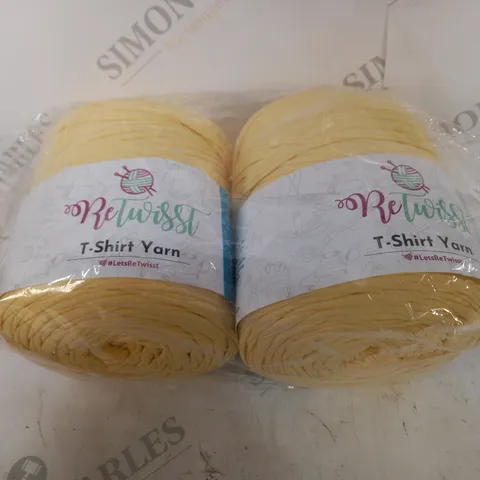 2 ROLLS OF T-SHIRT YARN