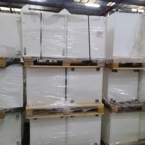 3 PALLETS OF ASSORTED WHITE PAINTED FURNITURE