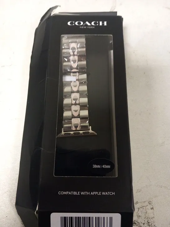 BOXED COACH WATCH STRAP COMPATIBLE WITH APPLE WATCH