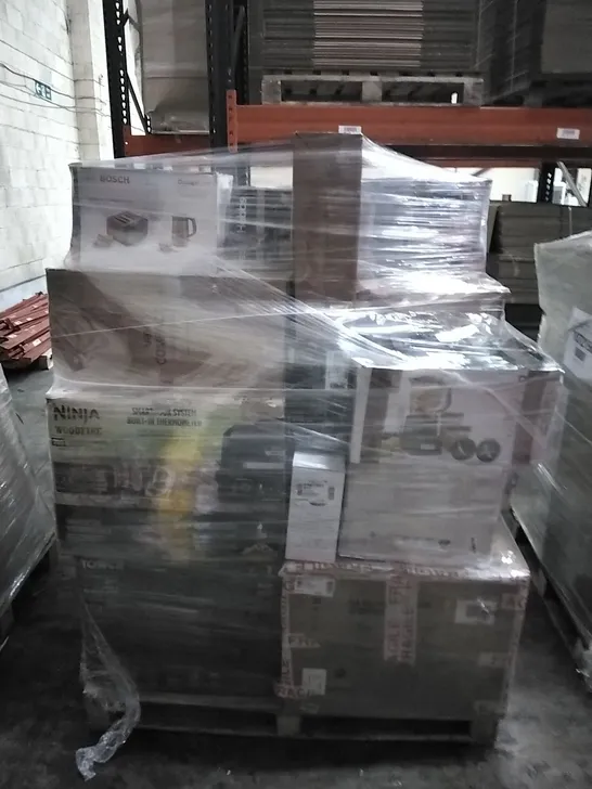 PALLET OF APPROXIMATELY 25 UNPROCESSED RAW RETURN HOUSEHOLD AND ELECTRICAL GOODS TO INCLUDE;