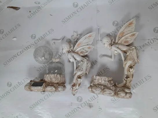 GARDEN REFLECTIONS SET OF 2 SOLAR FAIRIES