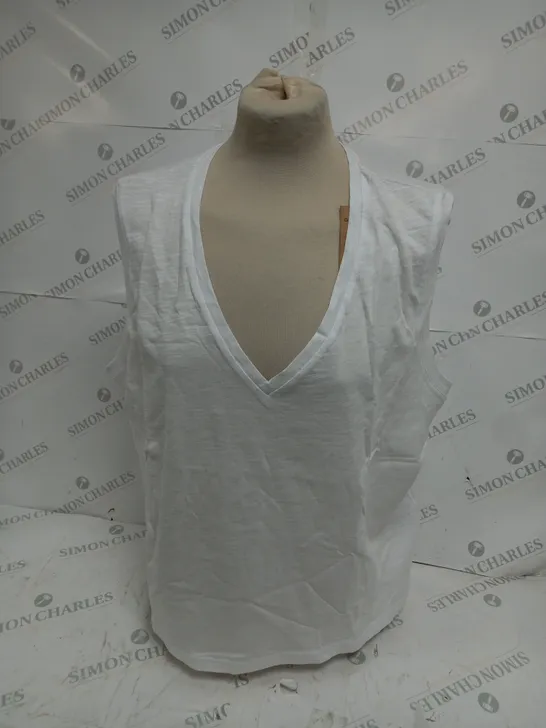 BODEN V-NECK SLUB VEST SIZE XL