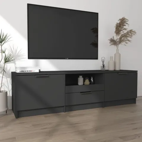 BOXED JEEVA TV STAND FOR TV'S UP TO 60" - WHITE (1 BOX)