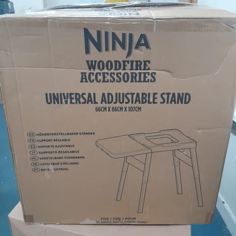 BOXED NINJA WOODFIRE UNIVERSAL STAND 66CMX86CMX107CM - COLLECTION ONLY