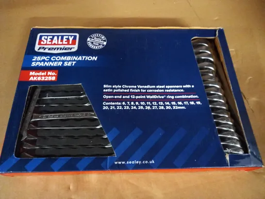 BOXED SEALEY PREMIER 25PC COMBINATION SPANNER SET 