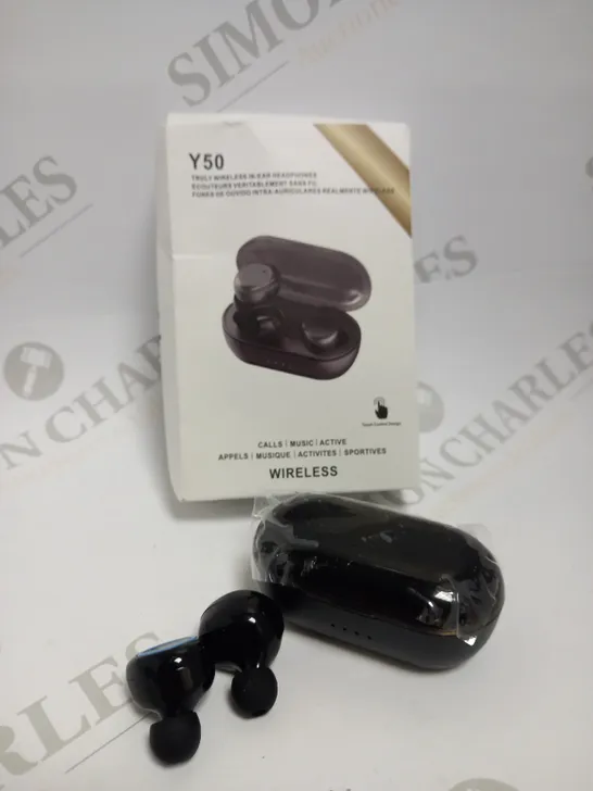 Y50 IN EAR WIRELESS BLUETOOTH EARPHONES 