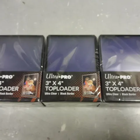 LOT OF 3 ULTRA PRO 3"X 4" ULTRA CLEAR TOP LOADER CARD PROTECTORS