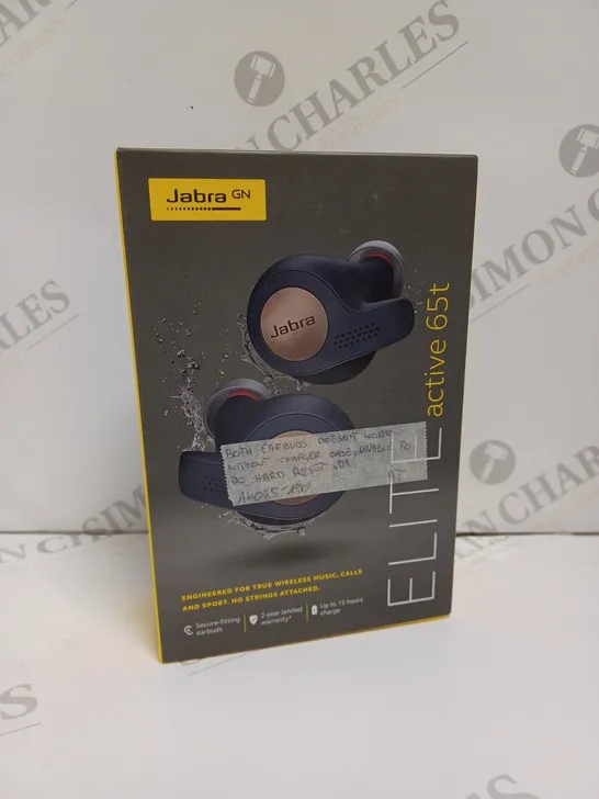 BOXED JABRA ELITE ACTIVE 65T EARBUDS