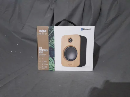 BOXED HOUSE OF MARLEY GET TOGETHER SOLO PORTABLE BLUETOOTH SPEAKER EM-JA119-SB