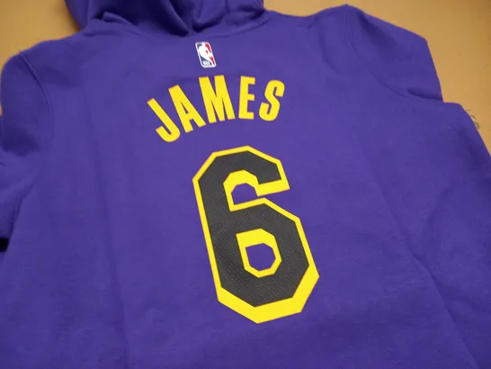 NBA LAKERS PURPLE HOODIE - L