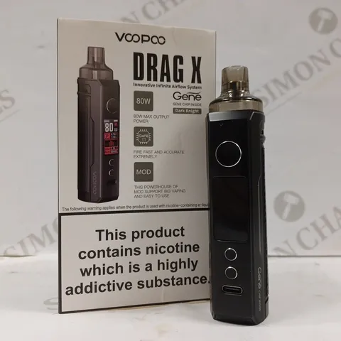 BOXED VOOPOO DRAG X VAPE SYSTEM - DARK KNIGHT 