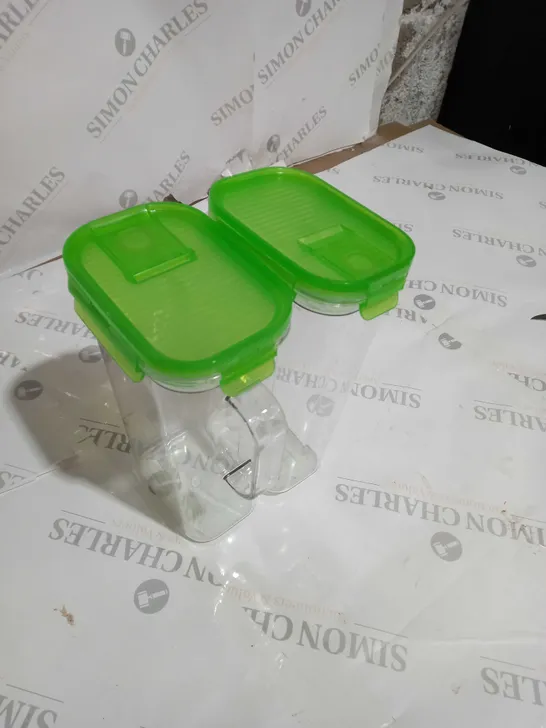 BOXED LOCK AND LOCK SET OF 2 DRINK JUGS IN LIME GREEN