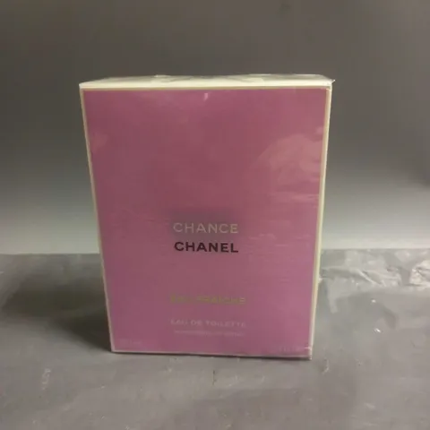 BOXED CHANEL CHANCE EAU DE TOILETTE 100ML 