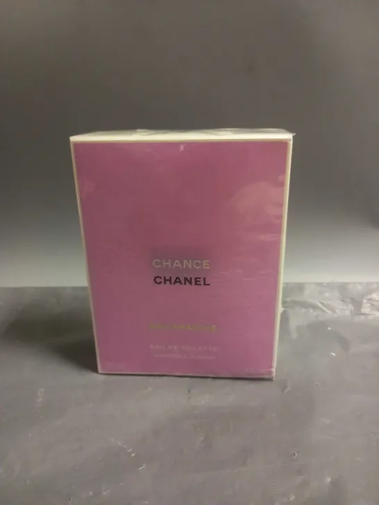 BOXED CHANEL CHANCE EAU DE TOILETTE 100ML 