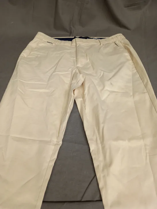 MR MARVIS CREAM TROUSERS - W33 L30