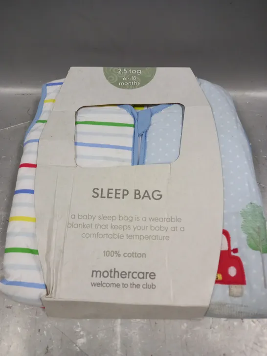 MOTHERCARE 2.5TOG COTTON SLEEP BAG - 6-18 MONTHS 