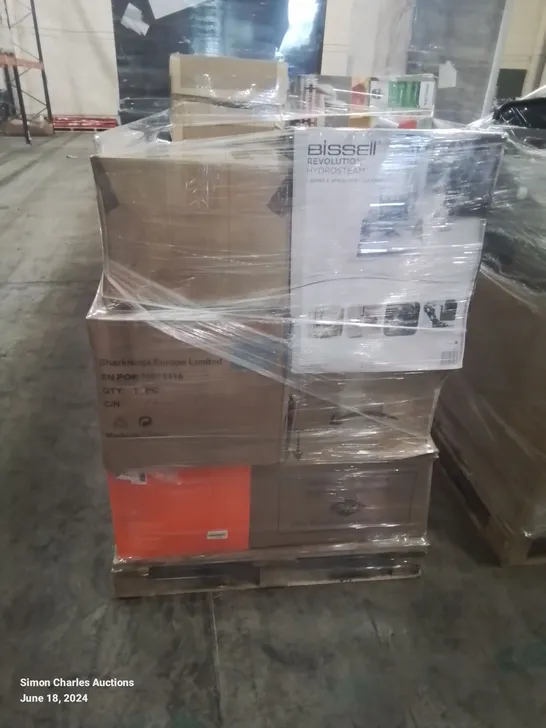 PALLET OF APPROXIMATELY 28 UNPROCESSED RAW RETURN HOUSEHOLD AND ELECTRICAL GOODS TO INCLUDE;