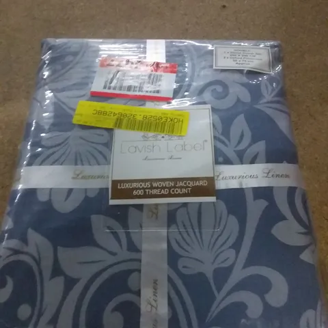 BASTOW 600TC JACQUARD DUVET COVER SET SIZE: DOUBLE