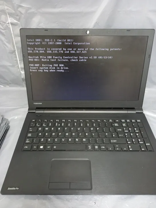 TOSHIBA SATELLITE PRO R50-B	15 INCH I3-4005U 1.70GHZ