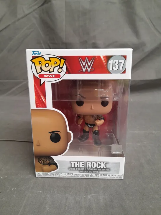 POP! WWE -  THE ROCK VINYL FIGURE - 137