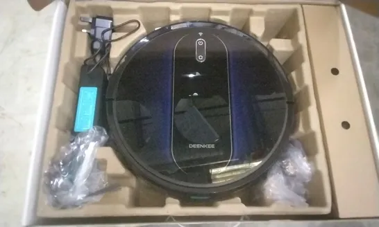 BOXED DEENKEE D30 ROBOTIC VACUUM CLEANER