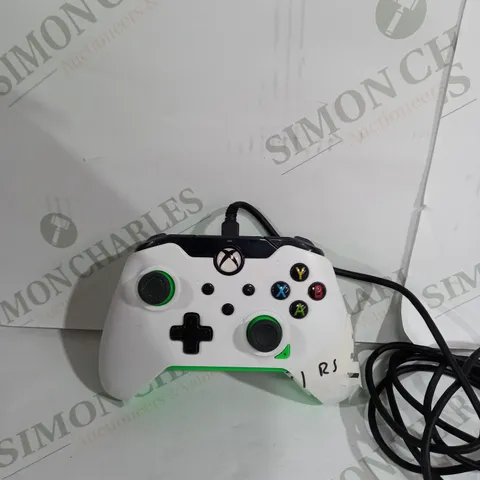 PDP NEON WHITE XBOX WIRED CONTROLLER