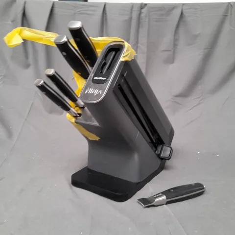 BOXED NINJA FOODI STAYSHARP KNIFE BLOCK WITH INTEGRATED SHARPENER K32005UK - COLLECTION ONLY