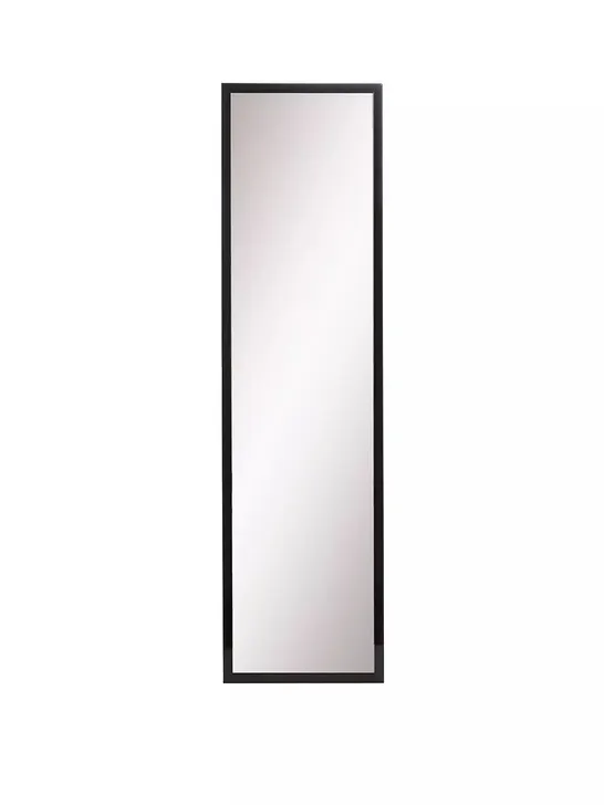 TALL RECTANGULAR MIRROR IN BLACK - COLLECTION ONLY RRP £29