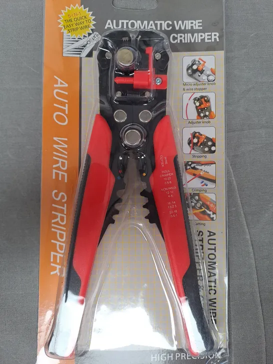 AUTOMATIC WIRE STRIPPER & CRIMPER